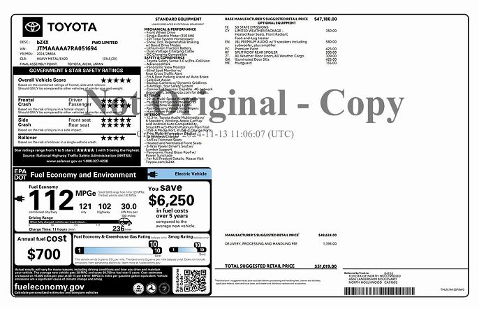 2024 Toyota bZ4X
