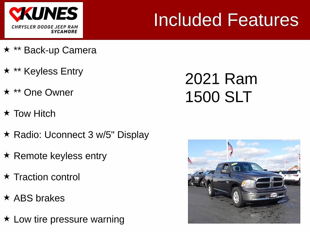 2021 Ram 1500 SLT image 1