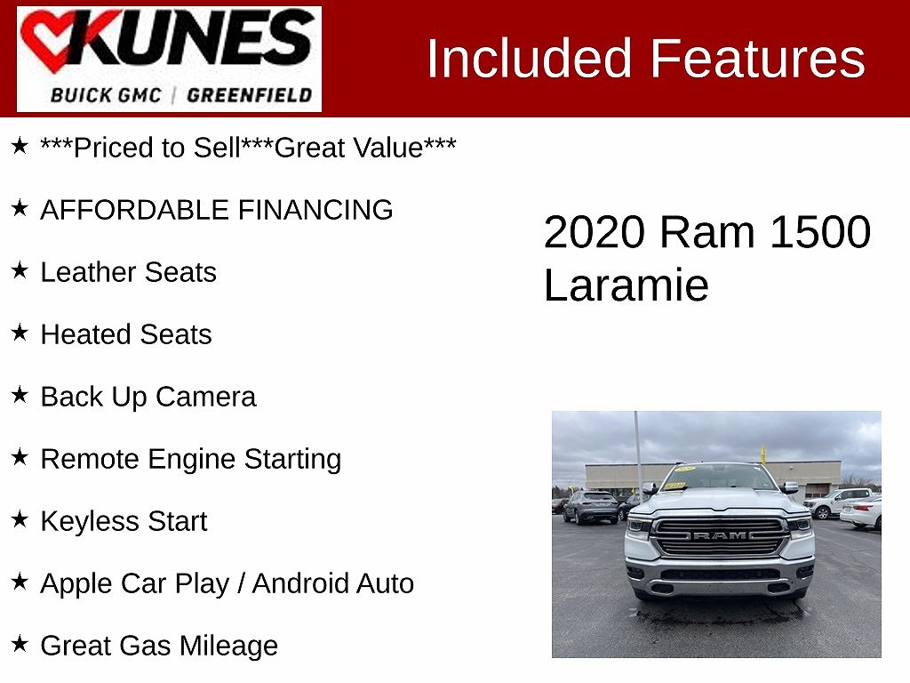 2020 Ram 1500 Laramie image 1