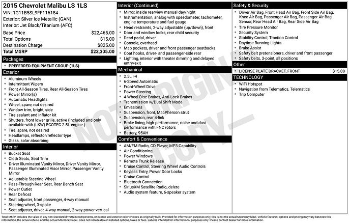 2015 Chevrolet Malibu