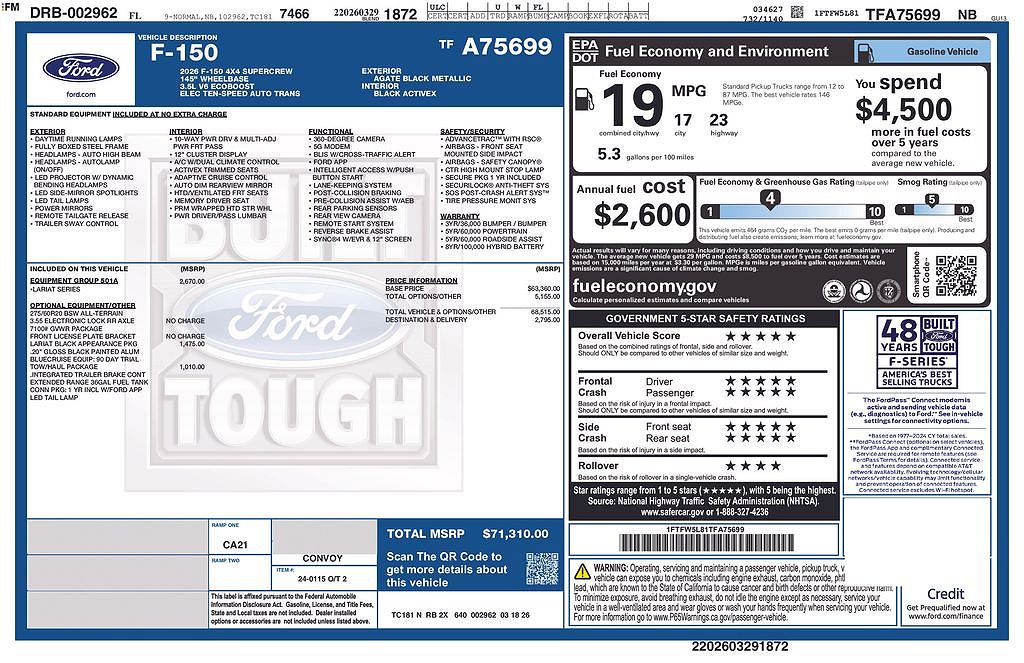 2026 Ford F-150