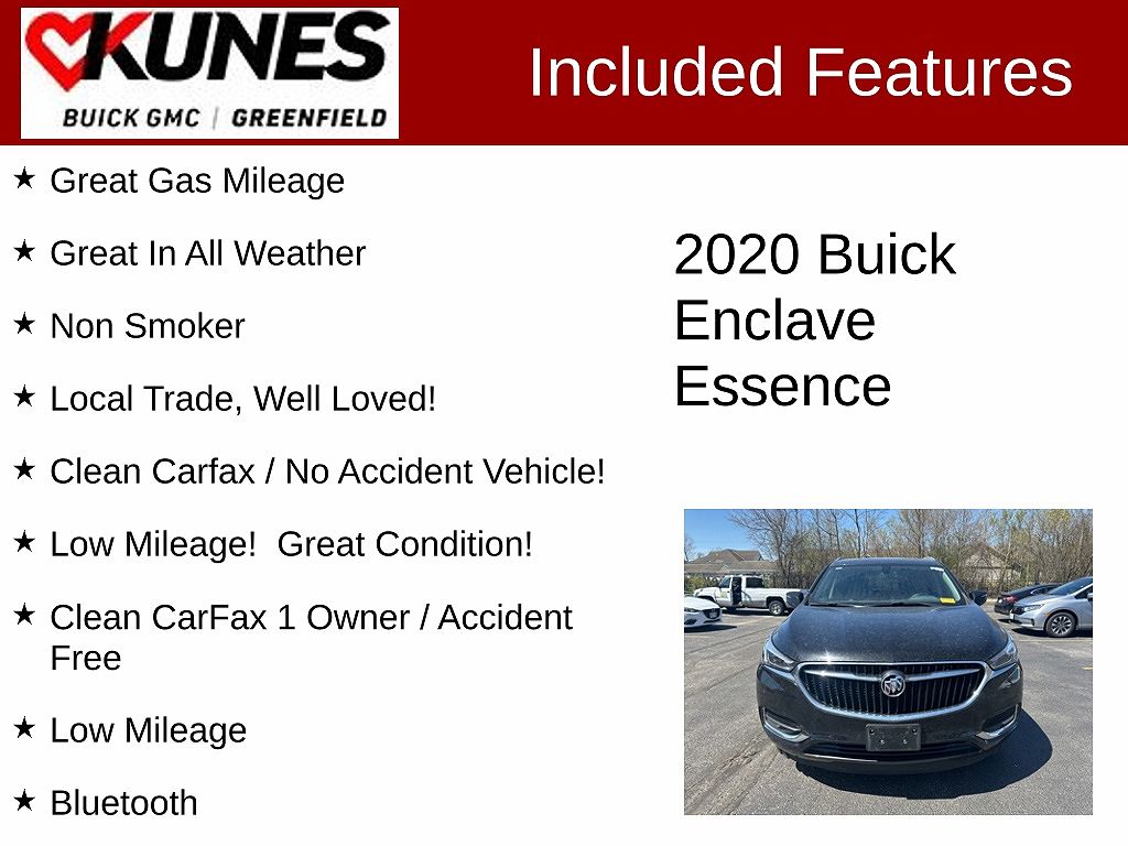 2020 Buick Enclave Essence image 2