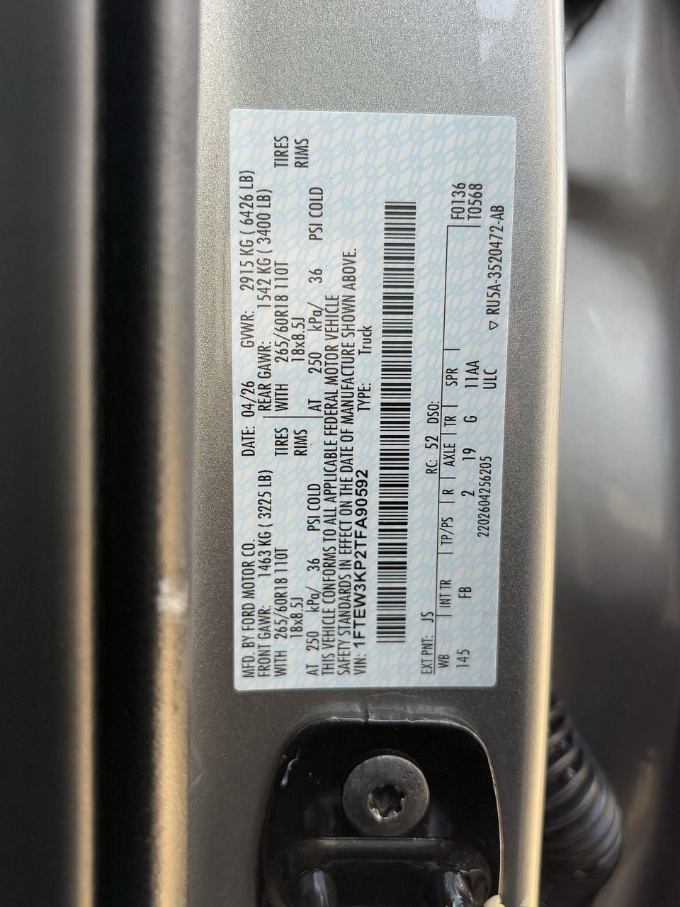 2026 Ford F-150