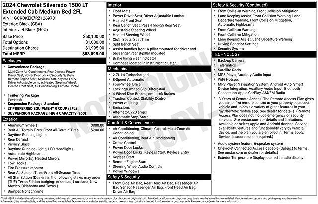 2024 Chevrolet Silverado 1500