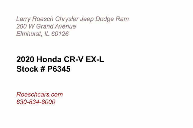 2020 Honda CR-V EXL image 1