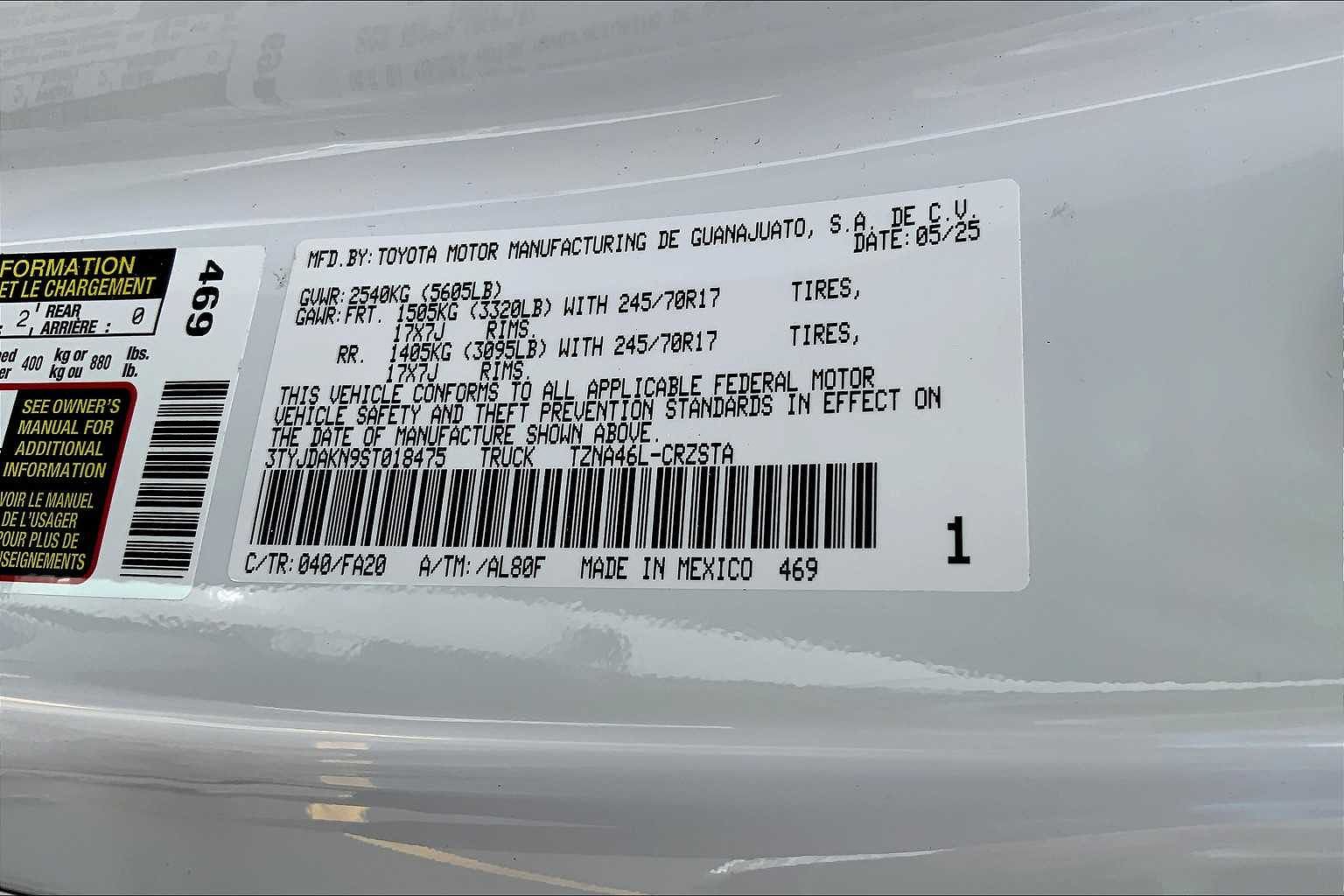 2025 Toyota Tacoma
