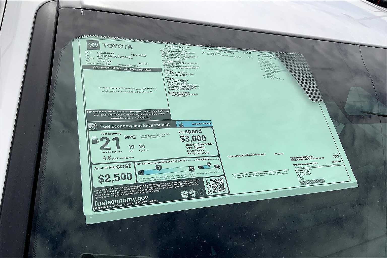 2025 Toyota Tacoma