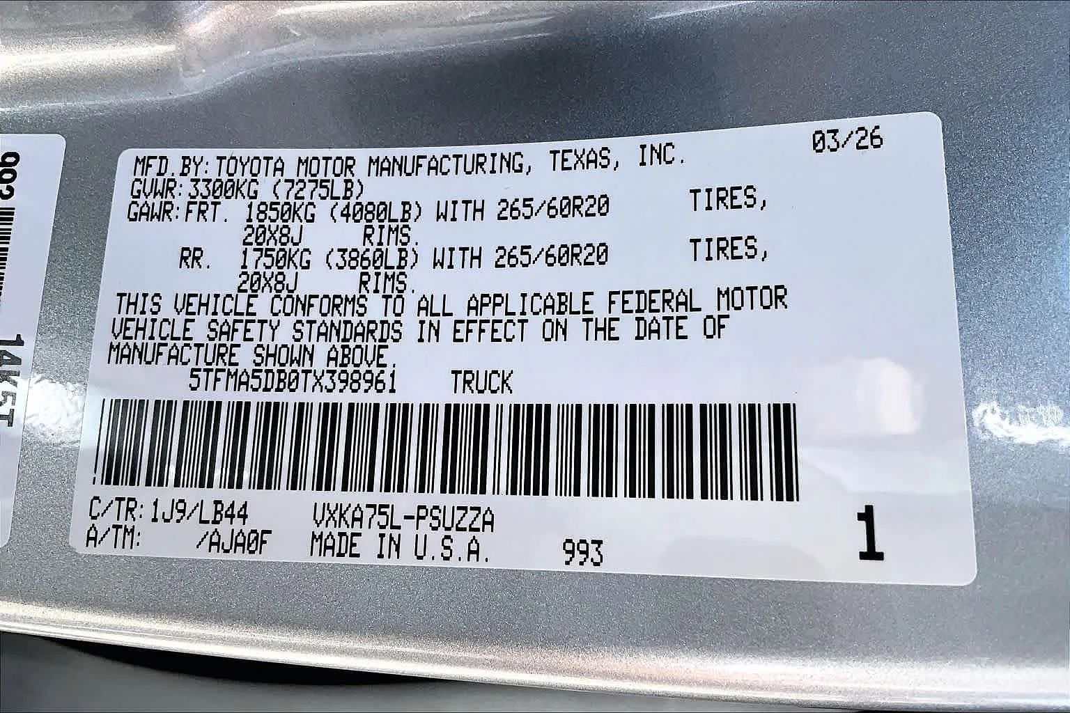 2026 Toyota Tundra