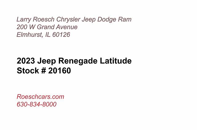 2023 Jeep Renegade Latitude image 1