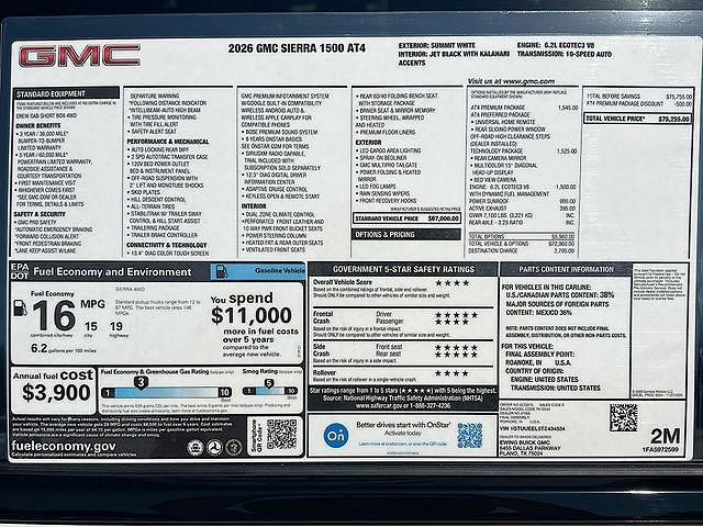 2026 GMC Sierra 1500