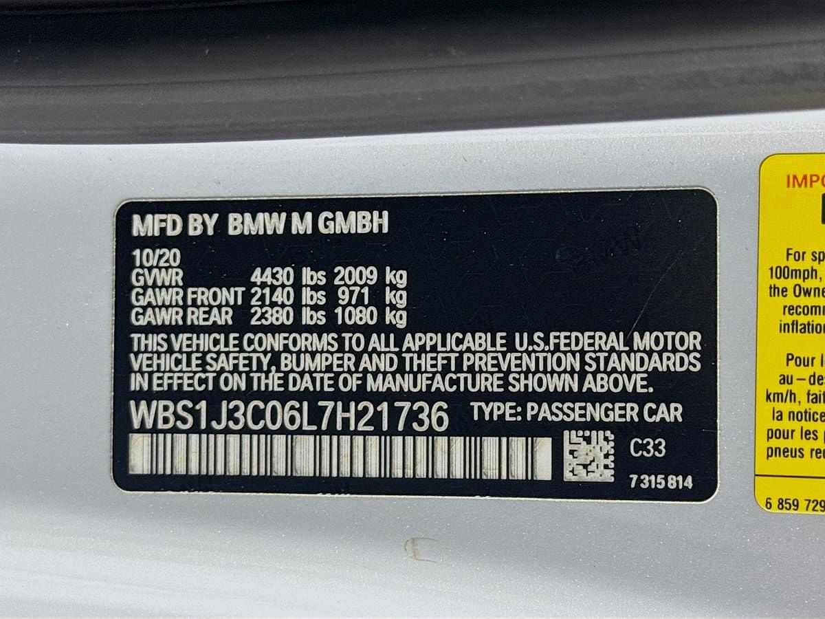 2020 BMW M2 CS