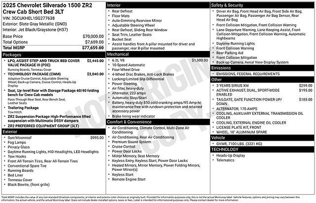 2025 Chevrolet Silverado 1500