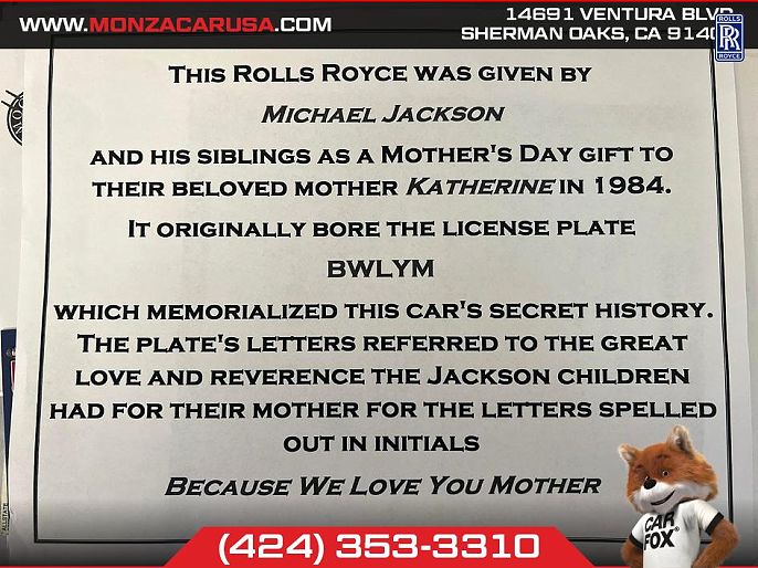 1984 Rolls-Royce Silver Spur