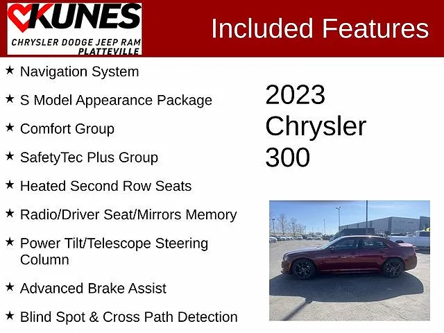 2023 Chrysler 300 S image 1
