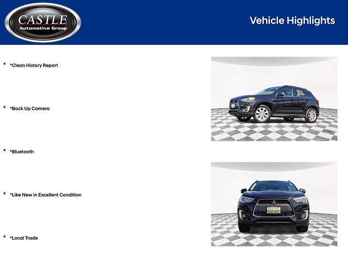 2015 Mitsubishi Outlander Sport