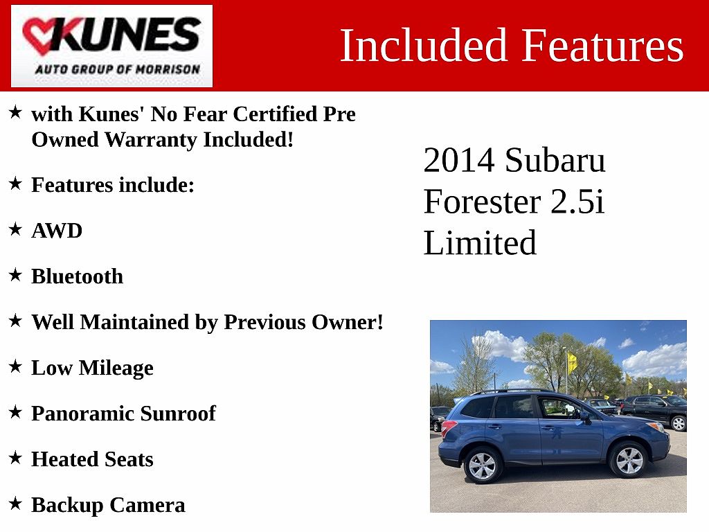 2014 Subaru Forester 2.5i image 2